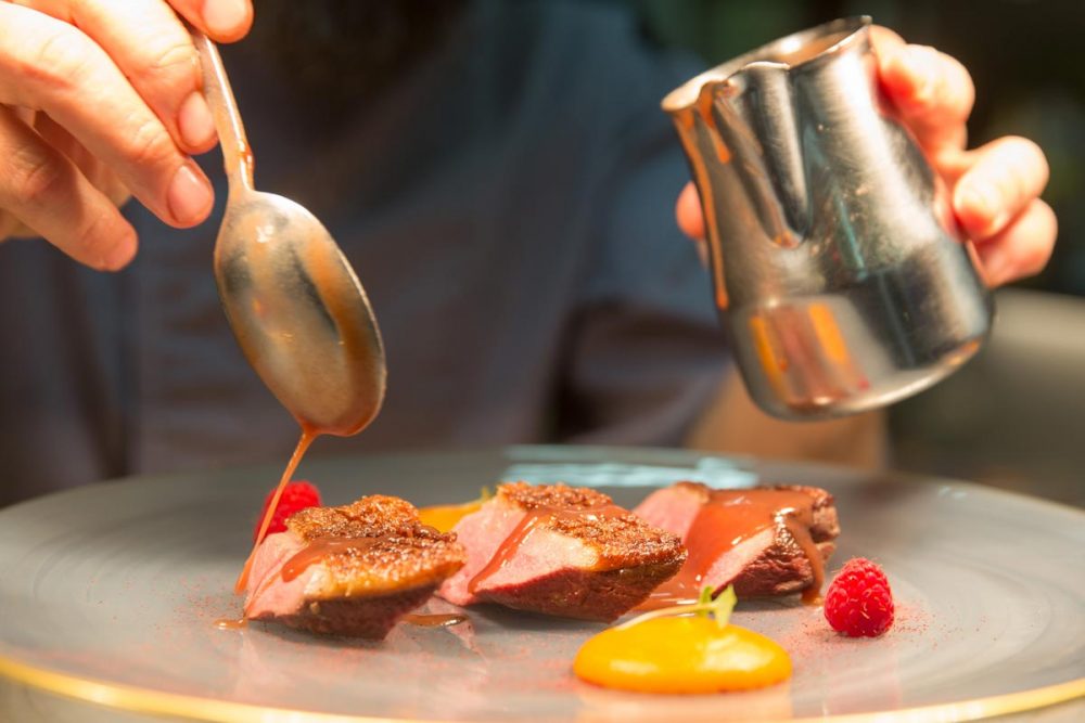 venetian well fine dining restaurant corfu old town dom perignon event 14