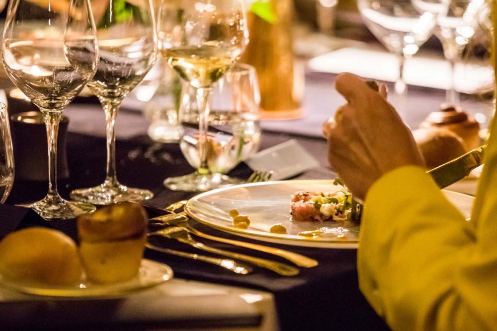 venetian well fine dining restaurant corfu old town dom perignon event 25