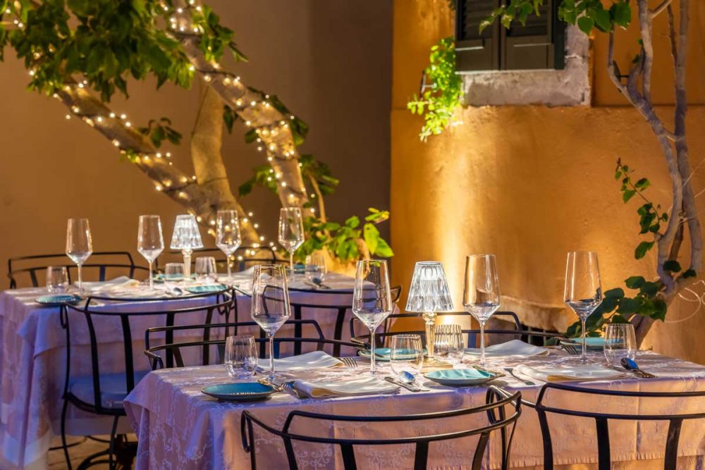 venetian well fine dining restaurant corfu old town exterior 31